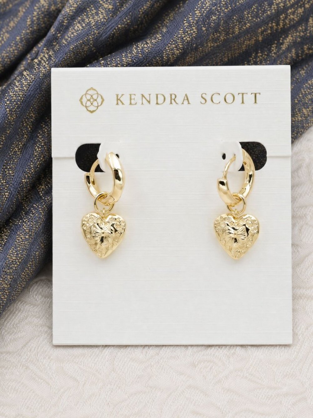 Kendra Scott Convertible Heart Huggie Earrings
